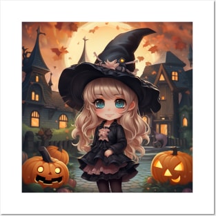 Witch girl Posters and Art